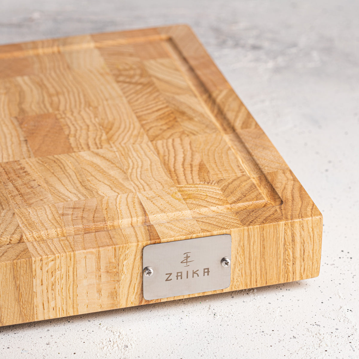 Oak Wood End-Grain Cutting Board