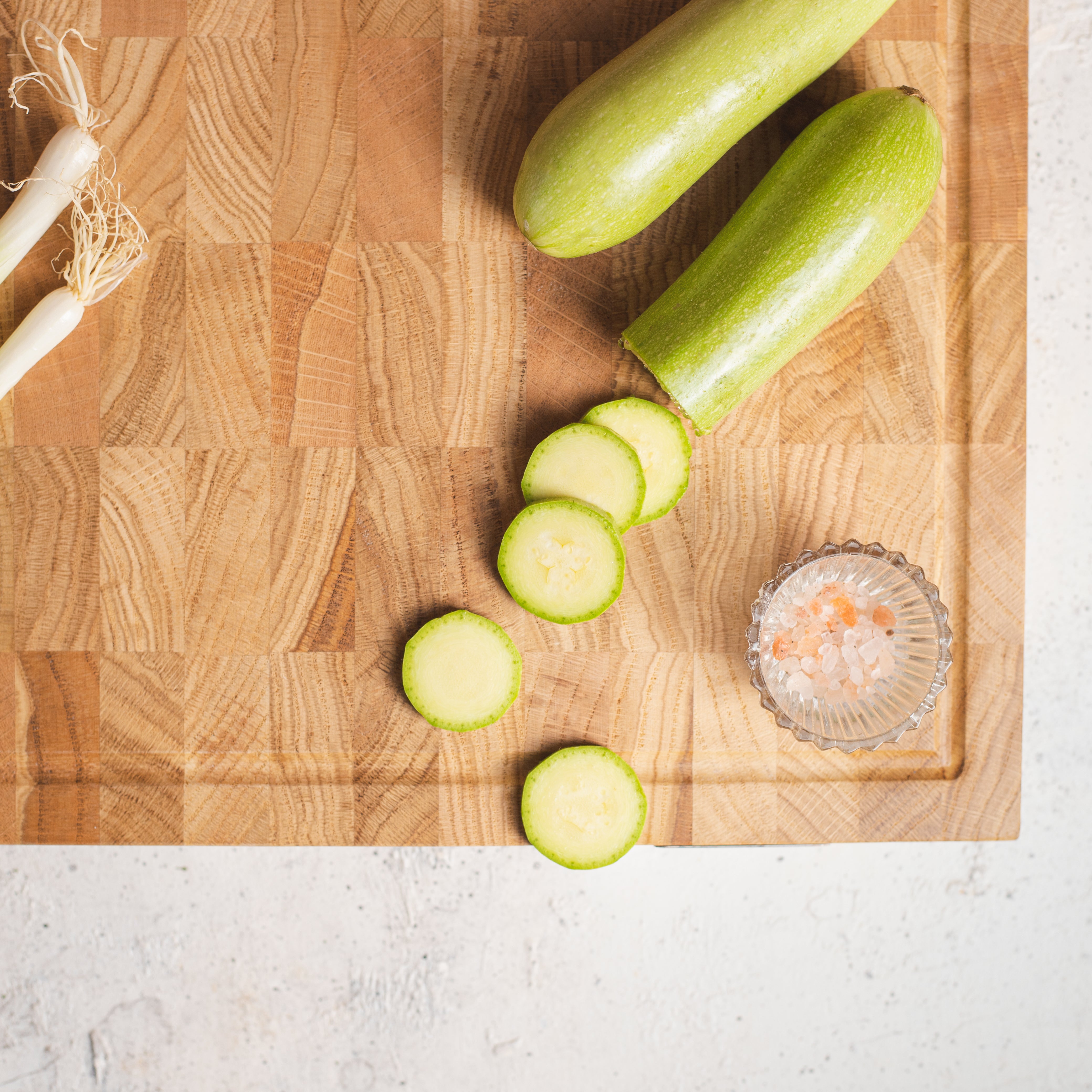 Oak Wood End-Grain Cutting Board