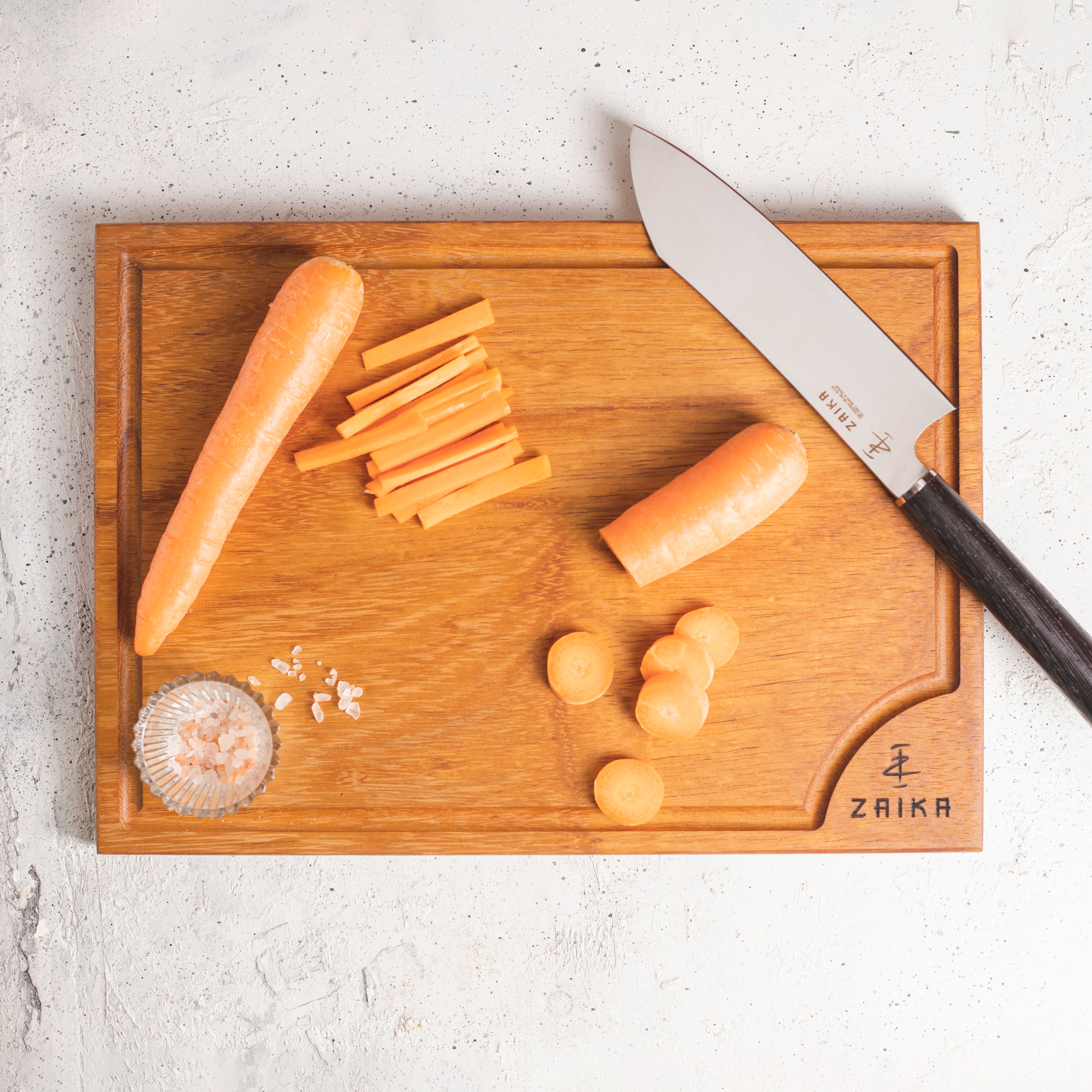 Wenge-Walnut Wood End-Grain Cutting Board